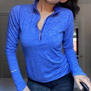 Dri-Fit Half Zip Womens Long Sleeve Running Top